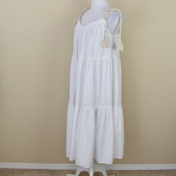 J. Crew Tiered Rope Tie Sundress XXS/XS BR010 - Picture 3 of 8